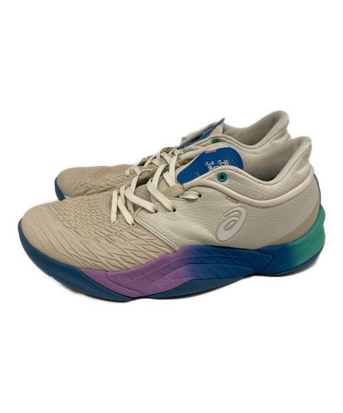 asics（アシックス）asics (アシックス) ballaholic (ボーラホリック) スニーカー ベージュ×ブルー サイズ:SIZE 27cmの古着・服飾アイテム