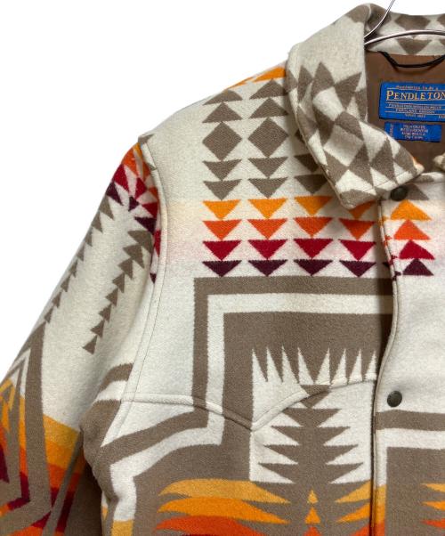 PENDLETON（ペンドルトン）PENDLETON (ペンドルトン) コート アイボリー サイズ:SIZE Mの古着・服飾アイテム