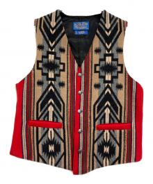 PENDLETON（ペンドルトン）の古着「ジレ」｜レッド