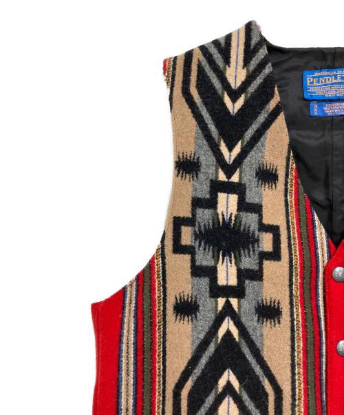 PENDLETON（ペンドルトン）PENDLETON (ペンドルトン) ジレ レッド サイズ:SIZEの古着・服飾アイテム