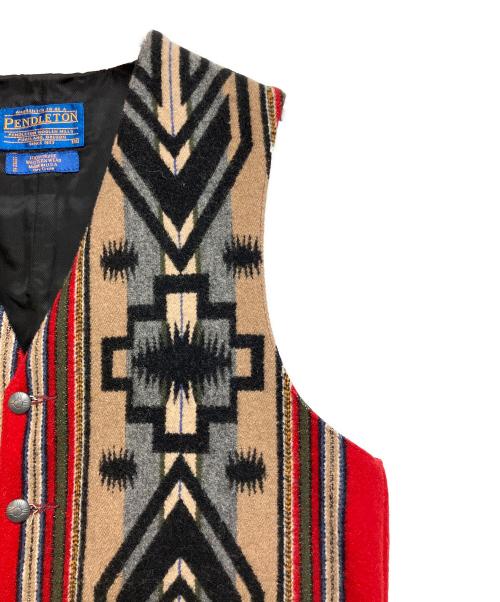 PENDLETON（ペンドルトン）PENDLETON (ペンドルトン) ジレ レッド サイズ:SIZEの古着・服飾アイテム