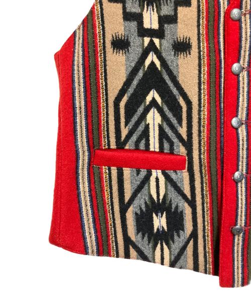 PENDLETON（ペンドルトン）PENDLETON (ペンドルトン) ジレ レッド サイズ:SIZEの古着・服飾アイテム