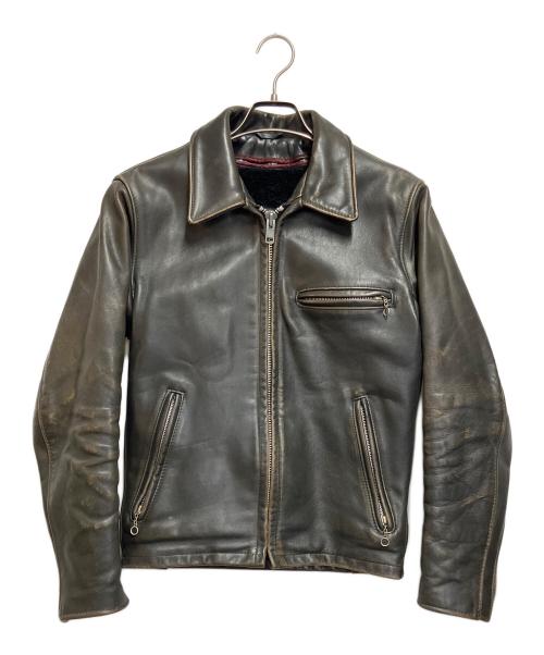 Schott（ショット）Schott (ショット) ライダースジャケット ブラック サイズ:SIZE 34の古着・服飾アイテム