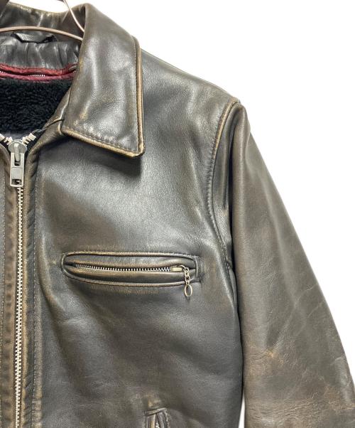 Schott（ショット）Schott (ショット) ライダースジャケット ブラック サイズ:SIZE 34の古着・服飾アイテム