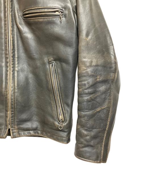 Schott（ショット）Schott (ショット) ライダースジャケット ブラック サイズ:SIZE 34の古着・服飾アイテム