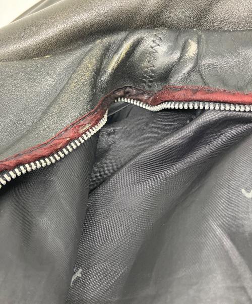 Schott（ショット）Schott (ショット) ライダースジャケット ブラック サイズ:SIZE 34の古着・服飾アイテム