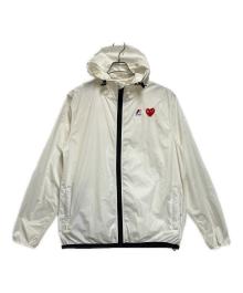 PLAY COMME des GARCONS×K-WAY（プレイコムデギャルソン×ケイウェイ）の古着「ナイロンジャケット」｜ホワイト×ブラック