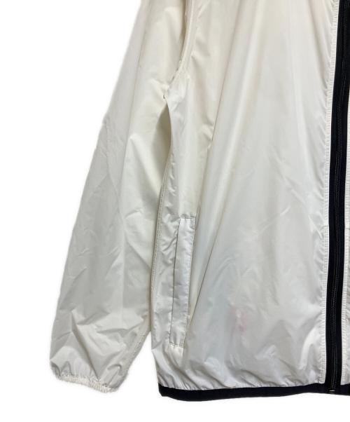 PLAY COMME des GARCONS（プレイコムデギャルソン）PLAY COMME des GARCONS (プレイコムデギャルソン) K-WAY (ケイウェイ) ナイロンジャケット ホワイト×ブラック サイズ:SIZE Lの古着・服飾アイテム