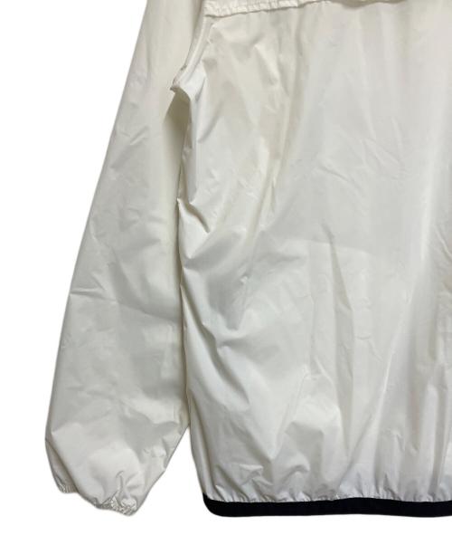 PLAY COMME des GARCONS（プレイコムデギャルソン）PLAY COMME des GARCONS (プレイコムデギャルソン) K-WAY (ケイウェイ) ナイロンジャケット ホワイト×ブラック サイズ:SIZE Lの古着・服飾アイテム