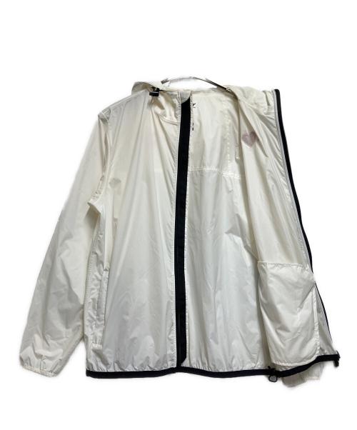 PLAY COMME des GARCONS（プレイコムデギャルソン）PLAY COMME des GARCONS (プレイコムデギャルソン) K-WAY (ケイウェイ) ナイロンジャケット ホワイト×ブラック サイズ:SIZE Lの古着・服飾アイテム