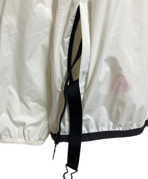 PLAY COMME des GARCONS（プレイコムデギャルソン）PLAY COMME des GARCONS (プレイコムデギャルソン) K-WAY (ケイウェイ) ナイロンジャケット ホワイト×ブラック サイズ:SIZE Lの古着・服飾アイテム