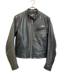 HARLEY-DAVIDSON（ハーレーダビッドソン）の古着「レザーライダースジャケット」｜ブラック