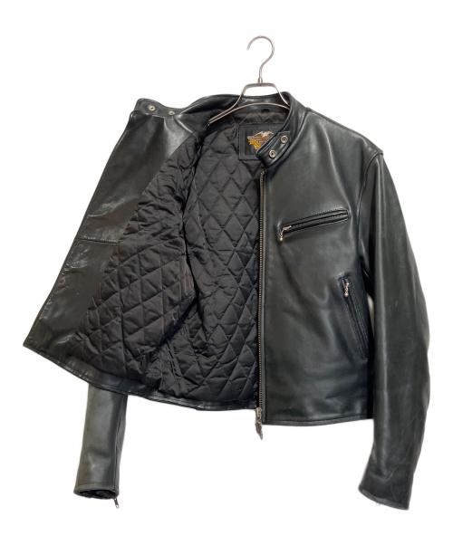 HARLEY-DAVIDSON（ハーレーダビッドソン）HARLEY-DAVIDSON (ハーレーダビッドソン) レザーライダースジャケット ブラック サイズ:SIZE 不明の古着・服飾アイテム