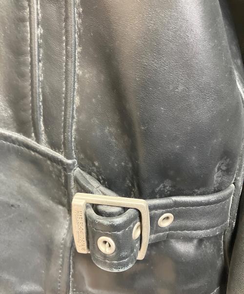 HARLEY-DAVIDSON（ハーレーダビッドソン）HARLEY-DAVIDSON (ハーレーダビッドソン) レザーライダースジャケット ブラック サイズ:SIZE 不明の古着・服飾アイテム