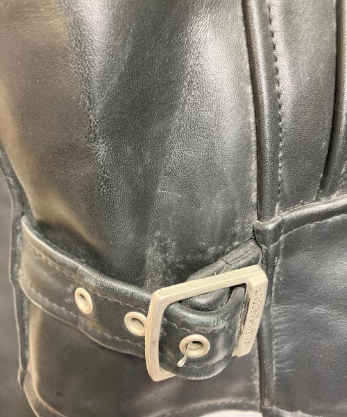 HARLEY-DAVIDSON（ハーレーダビッドソン）HARLEY-DAVIDSON (ハーレーダビッドソン) レザーライダースジャケット ブラック サイズ:SIZE 不明の古着・服飾アイテム