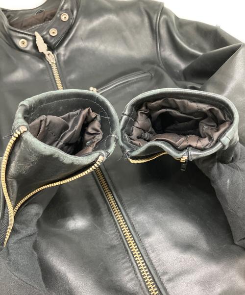 HARLEY-DAVIDSON（ハーレーダビッドソン）HARLEY-DAVIDSON (ハーレーダビッドソン) レザーライダースジャケット ブラック サイズ:SIZE 不明の古着・服飾アイテム