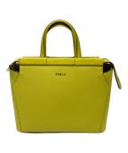 FURLAフルラ）の古着「2WAYバッグ」｜黄緑