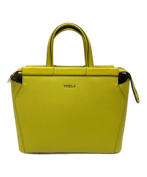 FURLA（フルラ）FURLA (フルラ) 2WAYバッグ 黄緑の古着・服飾アイテム
