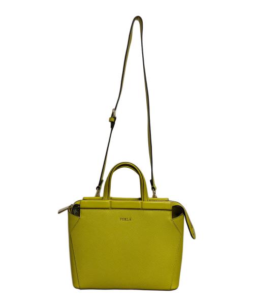 FURLA（フルラ）FURLA (フルラ) 2WAYバッグ 黄緑の古着・服飾アイテム