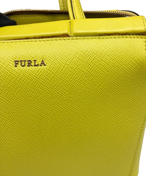 FURLA（フルラ）FURLA (フルラ) 2WAYバッグ 黄緑の古着・服飾アイテム