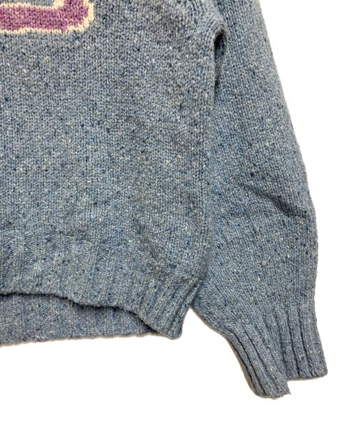 POLO RALPH LAUREN（ポロ・ラルフローレン）POLO RALPH LAUREN (ポロ・ラルフローレン) 厚手ニット ブルー サイズ:SIZE Sの古着・服飾アイテム