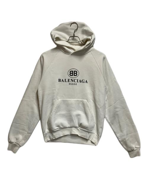 BALENCIAGA（バレンシアガ）BALENCIAGA (バレンシアガ) パーカー ホワイト サイズ:SIZE Sの古着・服飾アイテム
