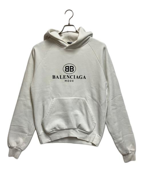 BALENCIAGA（バレンシアガ）BALENCIAGA (バレンシアガ) パーカー ホワイト サイズ:SIZE Sの古着・服飾アイテム