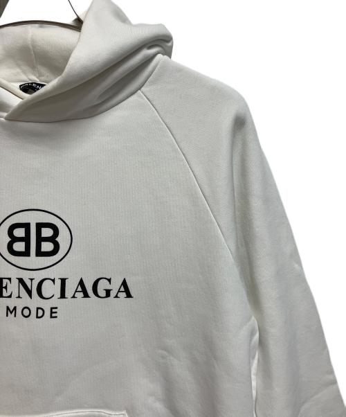 BALENCIAGA（バレンシアガ）BALENCIAGA (バレンシアガ) パーカー ホワイト サイズ:SIZE Sの古着・服飾アイテム