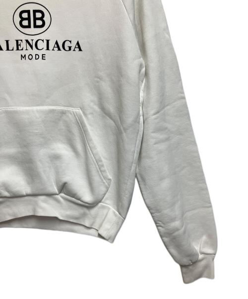BALENCIAGA（バレンシアガ）BALENCIAGA (バレンシアガ) パーカー ホワイト サイズ:SIZE Sの古着・服飾アイテム