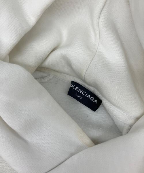 BALENCIAGA（バレンシアガ）BALENCIAGA (バレンシアガ) パーカー ホワイト サイズ:SIZE Sの古着・服飾アイテム