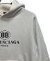 中古・古着 BALENCIAGA (バレンシアガ) パーカー ホワイト サイズ:SIZE S：20000円