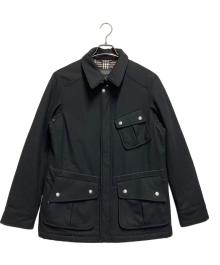 BURBERRY BLACK LABEL（バーバリーブラックレーベル）の古着「メルトンジャケット」｜ブラック