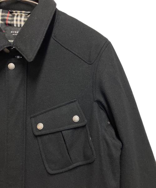 BURBERRY BLACK LABEL（バーバリーブラックレーベル）BURBERRY BLACK LABEL (バーバリーブラックレーベル) メルトンジャケット ブラック サイズ:SIZE Lの古着・服飾アイテム