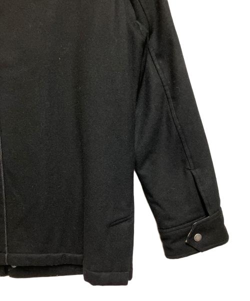 BURBERRY BLACK LABEL（バーバリーブラックレーベル）BURBERRY BLACK LABEL (バーバリーブラックレーベル) メルトンジャケット ブラック サイズ:SIZE Lの古着・服飾アイテム