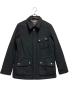 BURBERRY BLACK LABEL（バーバリーブラックレーベル）の古着「メルトンジャケット」｜ブラック