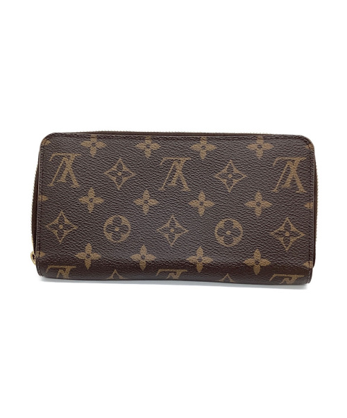 LOUIS VUITTON（ルイ ヴィトン）LOUIS VUITTON (ルイヴィトン) ジッピーウォレット ブラウン モノグラム M41894の古着・服飾アイテム