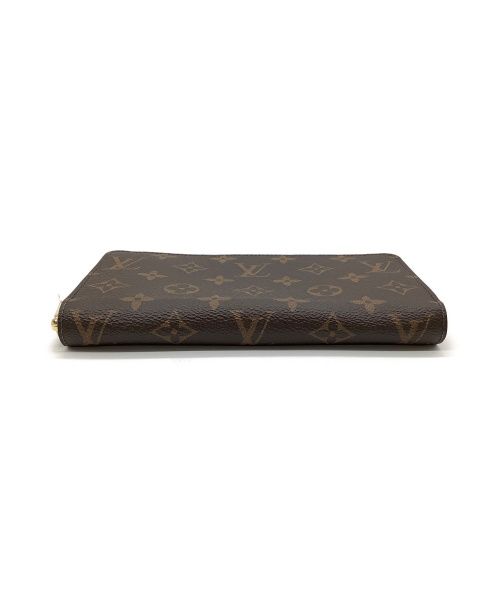 LOUIS VUITTON（ルイ ヴィトン）LOUIS VUITTON (ルイヴィトン) ジッピーウォレット ブラウン モノグラム M41894の古着・服飾アイテム