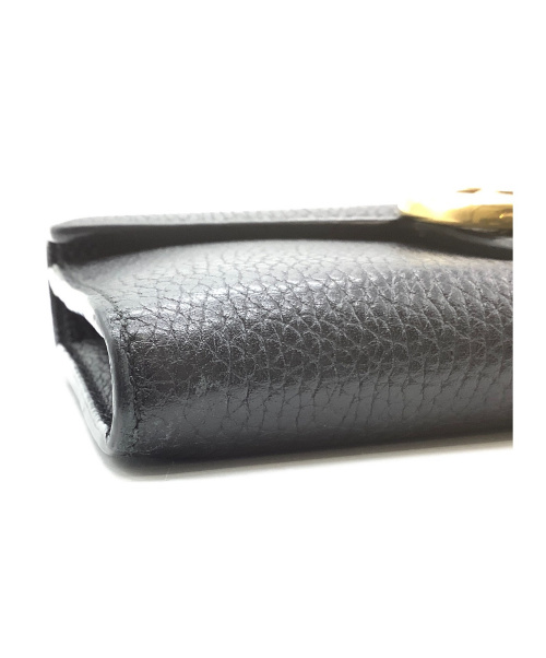 GUCCI（グッチ）GUCCI (グッチ) 長財布 ブラック 400586 2184の古着・服飾アイテム