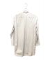 THE LIBRARY (ザ ライブラリー) バンドカラーロングシャツ ホワイト サイズ:Ｍ：2500円