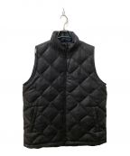 CHAPSチャップス）の古着「リバーシブルダウンベスト」｜ブラック×グリーン