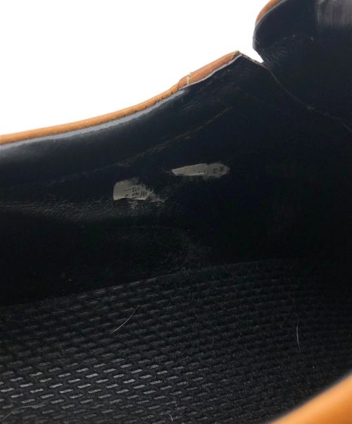 CASTELBAJAC（カステルバジャック）CASTELBAJAC (カステルバジャック) レザースリッポン ブラウン サイズ:27.0cmの古着・服飾アイテム