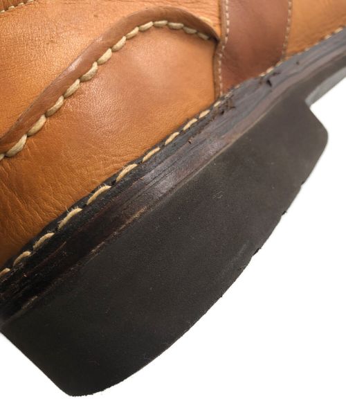 CASTELBAJAC（カステルバジャック）CASTELBAJAC (カステルバジャック) レザースリッポン ブラウン サイズ:27.0cmの古着・服飾アイテム