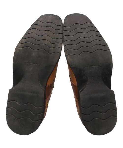 CASTELBAJAC（カステルバジャック）CASTELBAJAC (カステルバジャック) レザースリッポン ブラウン サイズ:27.0cmの古着・服飾アイテム