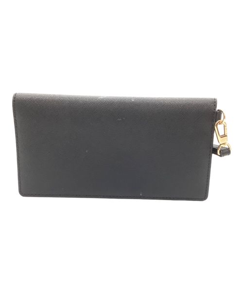 TORY BURCH（トリーバーチ）TORY BURCH (トリーバーチ) ２つ折り長財布 ブラックの古着・服飾アイテム