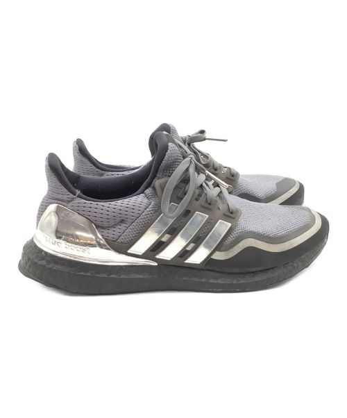 adidas（アディダス）adidas (アディダス) ウルトラブーストローカットシューズ グレー×シルバー サイズ:25.5の古着・服飾アイテム
