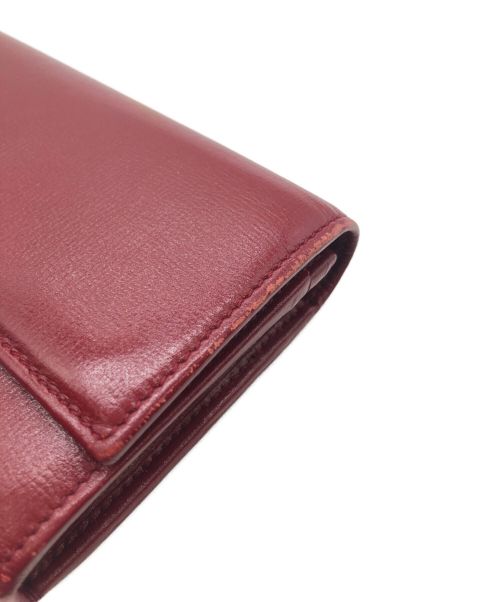 GUCCI（グッチ）GUCCI (グッチ) ロングウォレット レッドの古着・服飾アイテム
