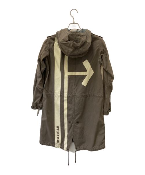 THE HYSTERIC（ザヒステリック）THE HYSTERIC (ザヒステリック) モッズコート ブラウン サイズ:Freeの古着・服飾アイテム