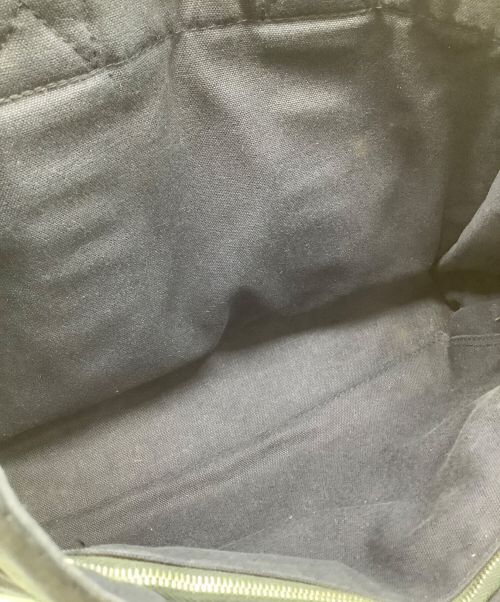 HERMES（エルメス）HERMES (エルメス) ミニトートバッグ ネイビー×ブラウンの古着・服飾アイテム