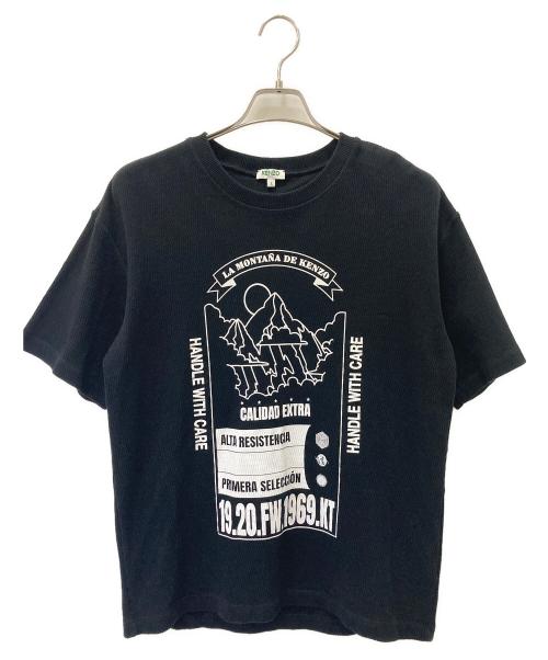 KENZO（ケンゾー）KENZO (ケンゾー) MOUNTAIN T-SHIRT ブラック サイズ:Ｌの古着・服飾アイテム