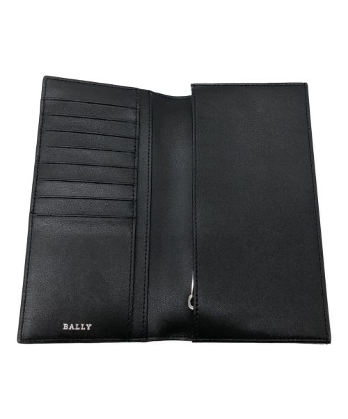BALLY（バリー）BALLY (バリー) フラップロングウォレット ブラックの古着・服飾アイテム